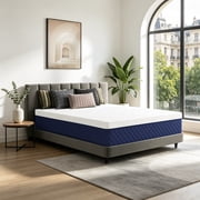 Queen Mattress, BedNew 14 inch Hybrid Gel Memory Foam Mattress in a Box, Medium Firm, Fiberglass Free