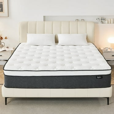 Queen Mattress, BedNew 14 inch Hybrid Gel Memory Foam Mattress in a Box, Medium Firm, Fiberglass Free