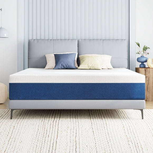 Queen Mattress, GELBIY 10" Queen Gel Memory Foam Mattress for Pressure Relief, Support for Adult
