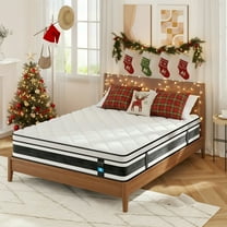 Queen Mattress,Nisien 12 Inch Hybrid Mattress in a Box, Gel Memory Foam Mattress,Individually Wrapped Pocket Coils Innerspring Mattress, Support & Pressure Relief, Medium Firm Feel, 60"*80"*12"