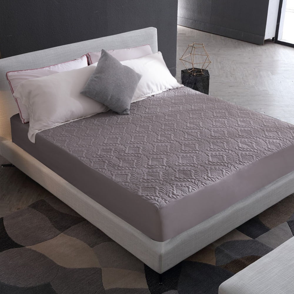 Queen Mattress Protector Soft Quilted Fitted Breathable Waterproof Mattress Pad Cover Bed Wetting Noiseless Sheet for Kids Potty Training Queen Size Mattress Protection - 140X200+30cm
