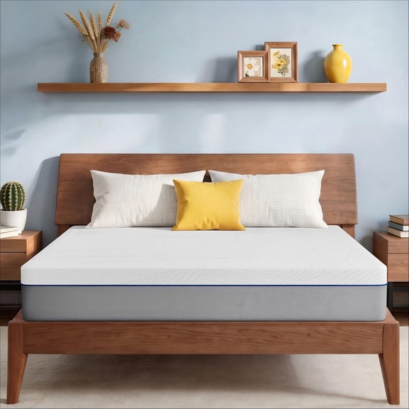 SayTale Queen Size Mattress in a Box, Cooling Gel Memory Foam, Removable Washable Cover, CertiPUR-US & OEKO-TEX Certified, 12" Medium