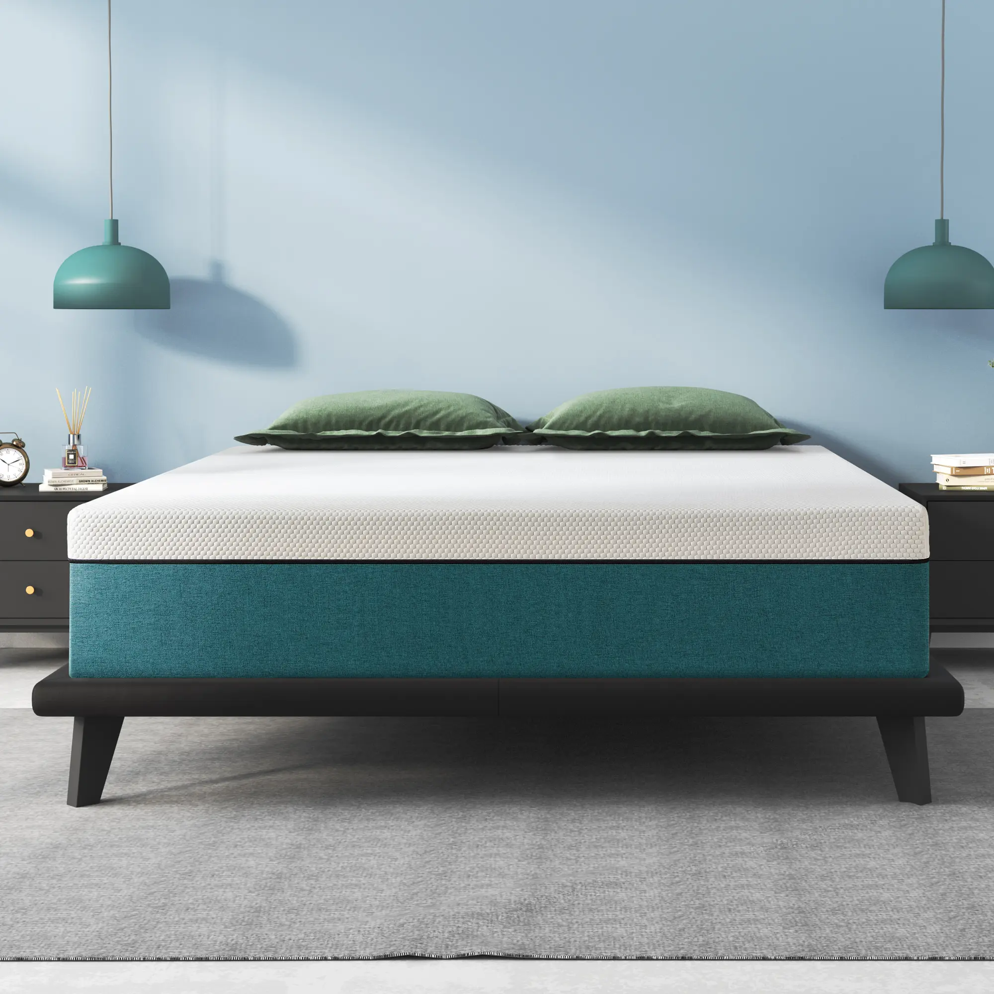 Queen Mattress, Telino 10'' Queen Gel Memory Foam Mattress in a Box , Queen Size Mattress with Breathable Cover, Pressure Relief, Medium Firm