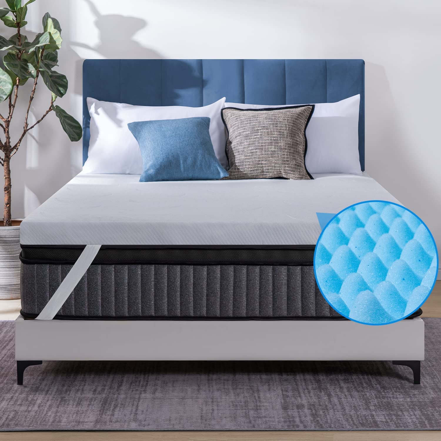 Egg Foam Mattress Topper Kmart at Leroy Mcnew blog