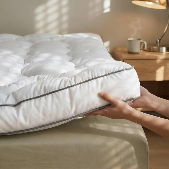 Queen Mattress Topper 3 Inch Ultra Thick Soft Memory Foam Mattress Topper for Back Pain Pillow Top Mattress Topper Queen for Bedrooms, Guest Rooms & RVs, 80x60 Inch.