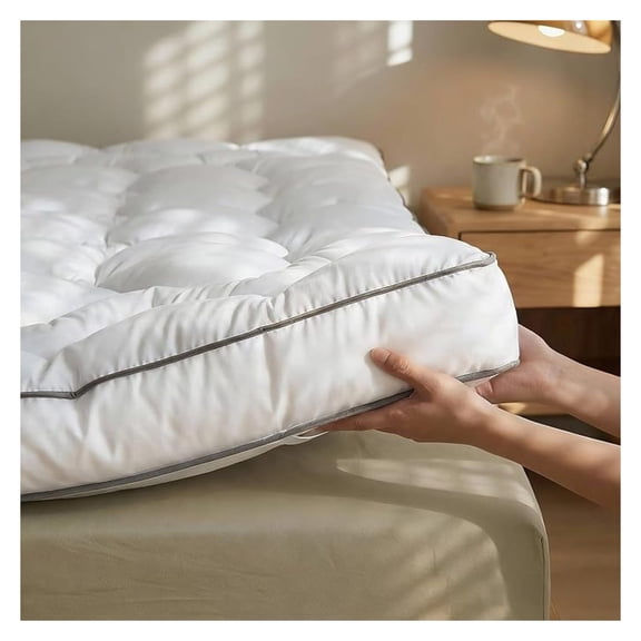 Queen Mattress Topper 3 Inch Ultra Thick Soft Memory Foam Mattress Topper for Back Pain Pillow Top Mattress Topper Queen for Bedrooms, Guest Rooms & RVs, 80x60 Inch.