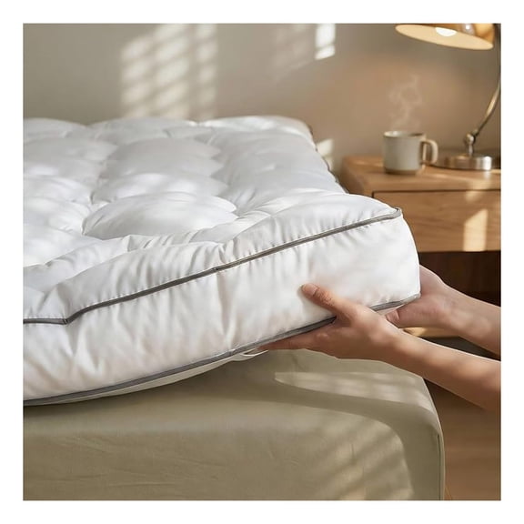 Queen Mattress Topper 3 Inch Ultra Thick Soft Memory Foam Mattress Topper for Back Pain Pillow Top Mattress Topper Queen for Bedrooms, Guest Rooms & RVs, 80x60 Inch.