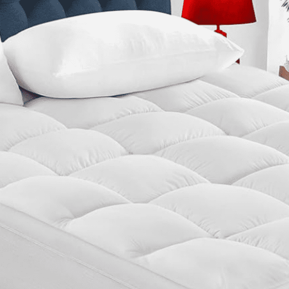 Queen Mattress Topper for Back Pain - Extra Thick Cooling Mattress Pad Cover for Queen Size Bed - Soft Mattress Protector Pillow Top with 8-21 Inch Deep Pocket 3D Snow Down Alternative Fill