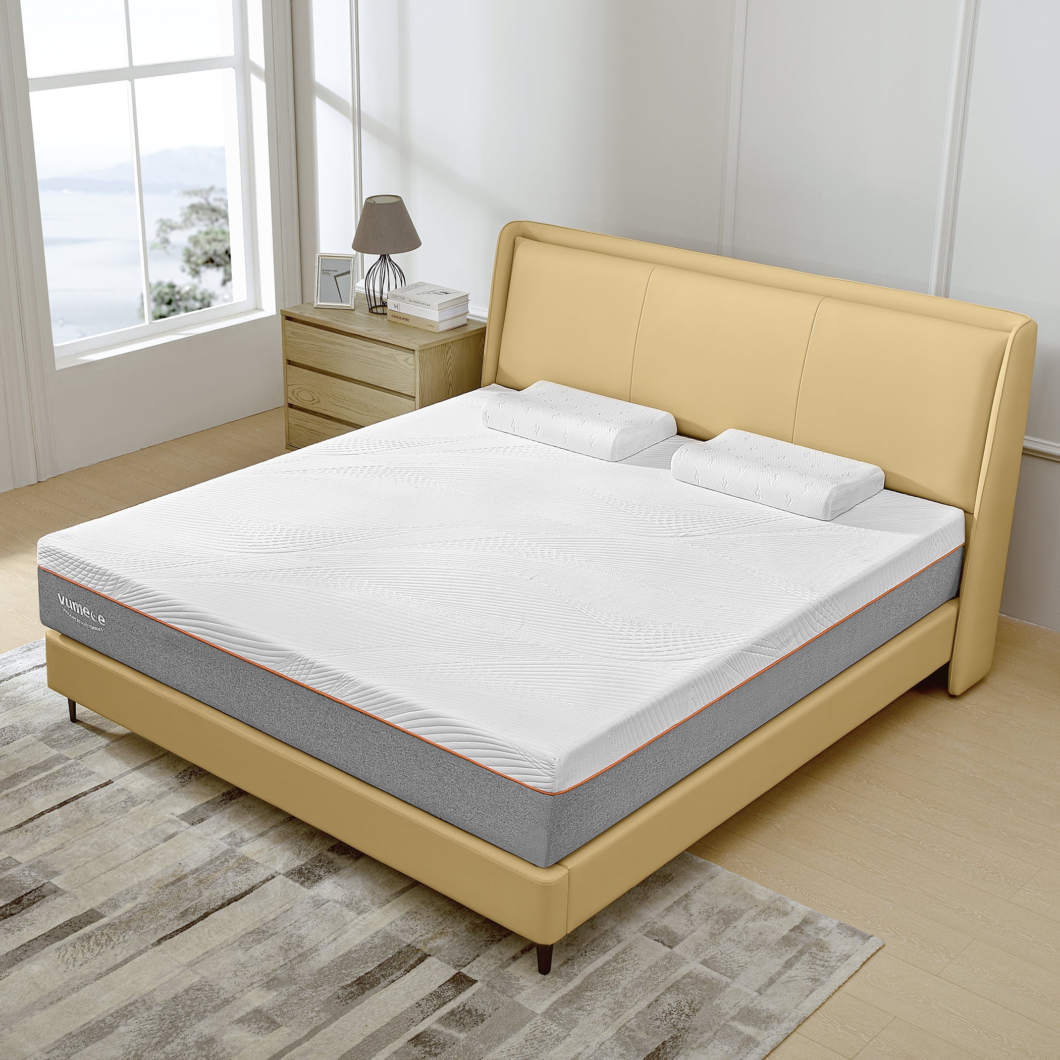 Queen Mattress, Vumece 12 inch Gel Memory Foam Mattress in Box, Cool