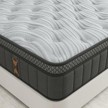 windosier 12 inch Queen Size Mattress,Gel Memory Foam & Pocket Springs Hybrid Medium Queen Size in a Box, Comfort Cooling Technology, CertiPUR-US Certified, Pressure Relief & Motion Isolation