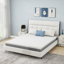 Queen Mattress topper, 2,3,4 inch Queen Gel Infused Mattress Topper, Memory Foam Mattress Pad, Soft, Blue