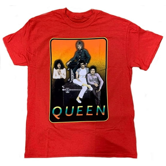 Queen Men's Retro Frame Short Sleeve T Shirt