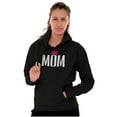 thumbnail image 1 of Queen Mom Cute Mothers Day Present Women Plus Size Graphic Pullover Hoodie Brisco Brands 2X, 1 of 3
