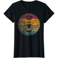thumbnail image 1 of Queen Mother's Day Mom Gift Bee Retro Style Vintage Funny T-Shirt, 1 of 3