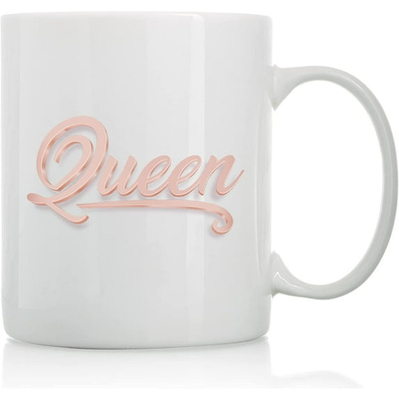 Queen Mug - 11oz and 15oz Funny Coffee Mugs - The Best Funny Gift for Friends and Colleagues - Coffee Mugs and Cups with Sayings by