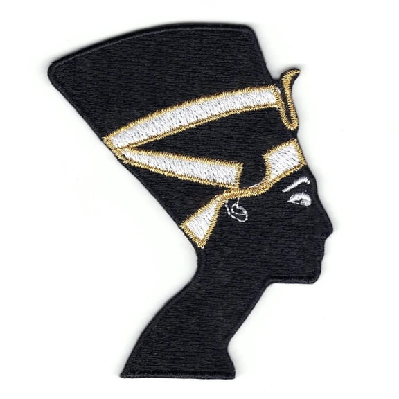 Queen Nefertiti Silhouette Iron On Patch