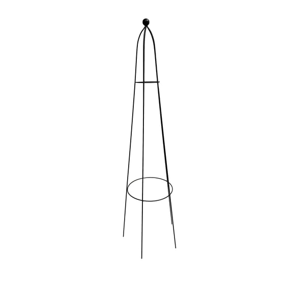 Queen Obelisk Ultra Decorative Plant Support – 47″ Powder-Coated Steel Garden Obelisk Trellis