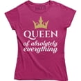 thumbnail image 1 of Queen Of Absolutely Everything - Birthday Christmas Bday Gift Women's Tank T-Shirt, 1 of 4