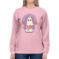 thumbnail image 1 of Queen Of Ghosting Sweatshirt Women -Smartprints Designs, Female Large, 1 of 4
