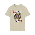 thumbnail image 1 of Queen Of Hearts Playing Card, Gildan Unisex T-Shirt, Graphic Shirt, S-3XL, 1 of 3