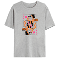 thumbnail image 1 of Queen Of Hearts Print T-shirts Fashion all Pumpkin Checker Graphic Tees Short Sleeve Tops Casual Shirts for Thanksgiving Outfits Gray,3XL, 1 of 5