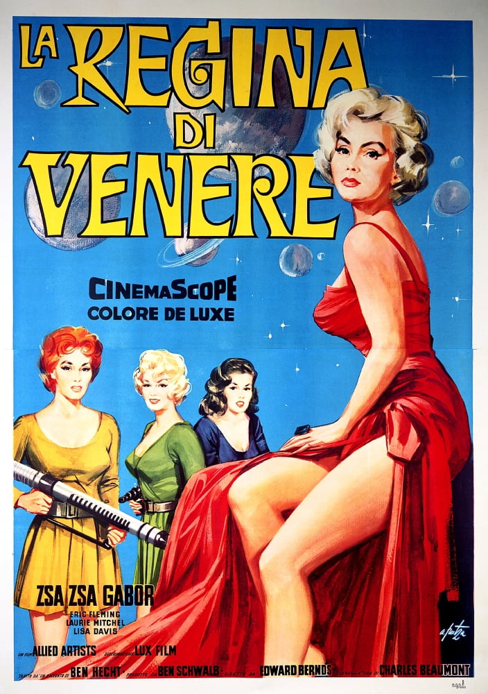 Queen Of Outer Space Canvas Art - (11 x 17)