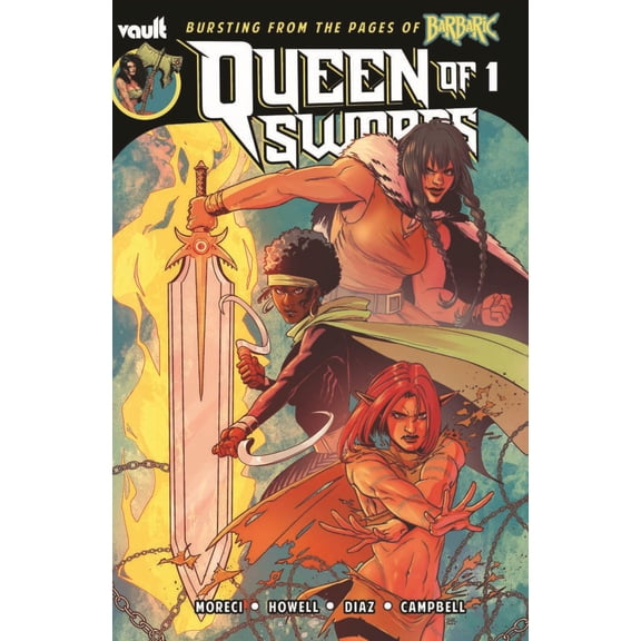 Queen Of Swords Barbaric Story #1 Cvr A Howell & Diaz Vault Comics Comic Book