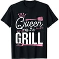 thumbnail image 1 of Queen Of The Grill Smoked Meat BBQ Barbecue T-Shirt, 1 of 4