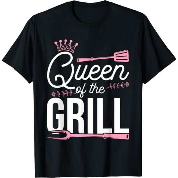 Queen Of The Grill Smoked Meat BBQ Barbecue T-Shirt