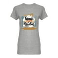 thumbnail image 1 of Queen Of The Kitchen Design Shaped Tee Women's -Image by Shutterstock, 1 of 2