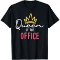 thumbnail image 1 of Queen Of The Office - Admin Office Administrative Assistant T-Shirt, 1 of 3
