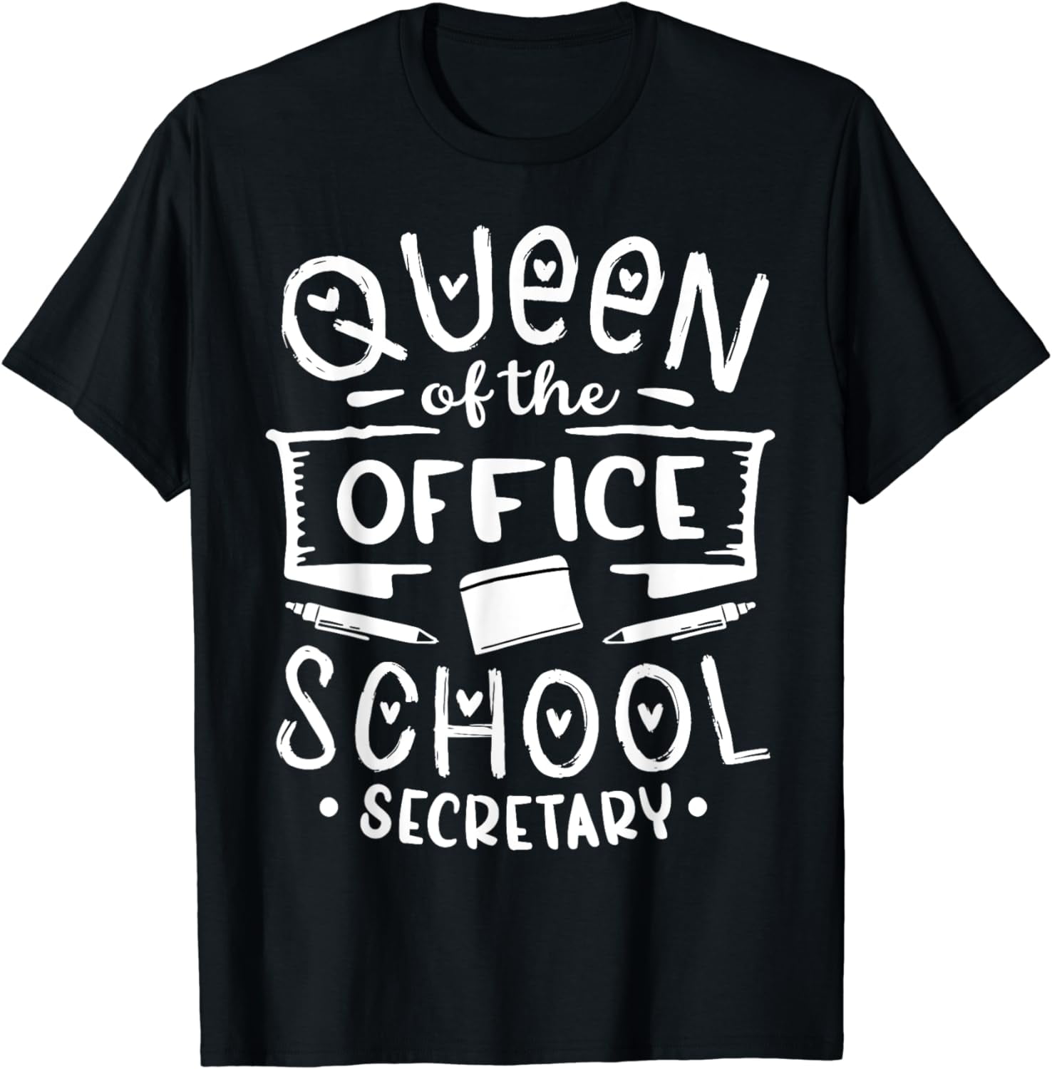 queen-of-the-office-school-secretary-for-a-school-secretary-t-shirt