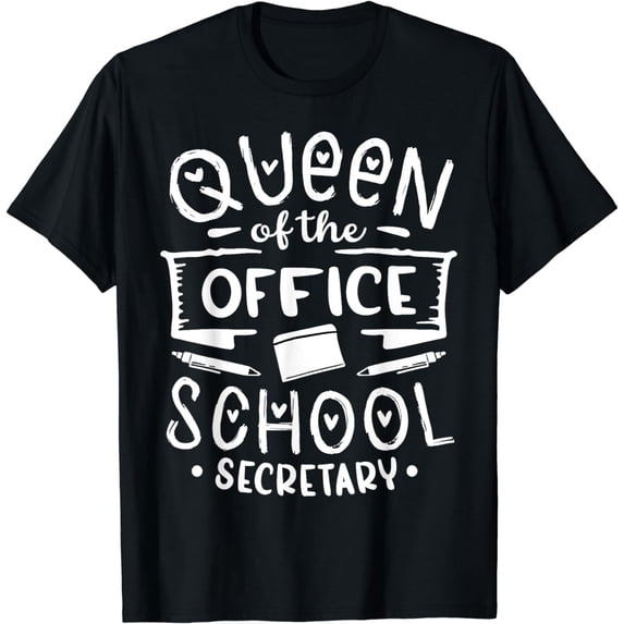 Queen Of The Office School Secretary for a School secretary T-Shirt