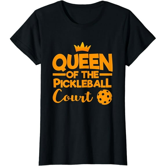Queen Of The Pickleball Court T-Shirt
