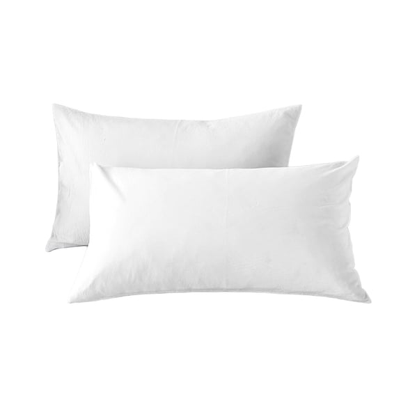 Queen Pillow Cases - 2 Pack - Envelope Closure - Soft Brushed Microfiber Fabric - Shrinkage and Fade Resistant Pillow Covers Queen Size 19 X 29 Inches