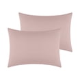 thumbnail image 1 of REGALWOVEN Cotton Pillowcases Queen Size Pillow Covers Set of 2 with Envelope Closure, Queen Pink, 1 of 6