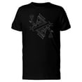 thumbnail image 1 of Queen Pizza White Outline Tee Men's -Image by Shutterstock, 1 of 2