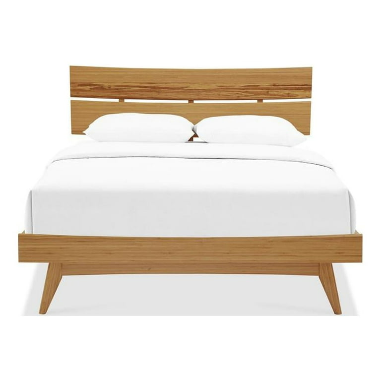 Greenington AZARA Bamboo Queen Platform Bed - Caramelized with Exotic Tiger Greenington AZARA Bamboo Queen Platform Bed - Caramelized with Exotic Tiger