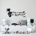 thumbnail image 1 of Queen Poppy Trolls World Tour Movie Wall Decal Quotes - There Is Always A Bright Side | 9" x 20" Vinyl Adhesive Home Doll Art Decor Kids Bedroom Nursery Removable Decoration Sticker, 1 of 5