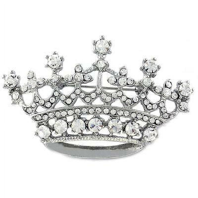 Queen Princess Tiara Crown Brooch Pin Fashion Jewelry for Women Ladies ...
