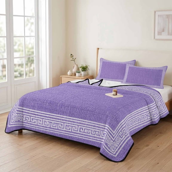 Queen Quilt Bedding Set, Abstract Key Texture Farm Burlap Lightweight Coverlet Summer Comforter Set Soft Microfiber Bedspread, Retro Inspired Twist Stripe 3 Piece Quilt Set with 2 Pillow Shams