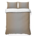 thumbnail image 1 of Queen Quilt Set 90''x96'', Beige Gray Ombre Lightweight Summer Bedspread Coverlet Set with 2 Pillow Shams, Modern Gradient Abstract Art Breathable All Season Quilt Bedding for Bedroom/Guest Room, 1 of 9