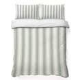 thumbnail image 1 of Queen Quilt Set 90''x96'', Green Stripe Lightweight Summer Bedspread Coverlet Set with 2 Pillow Shams, Modern Farmhouse Geometric Striped Breathable All Season Quilt Bedding for Bedroom/Guest Room, 1 of 9
