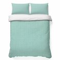 thumbnail image 1 of Queen Quilt Set 90''x96'', Linen Mint Green Lightweight Bedspread Coverlet Set with 2 Pillow Shams, Modern Minimalist Pure Solid Color Breathable All Season Quilt Bedding for Bedroom/Guest Room, 1 of 9