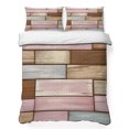 thumbnail image 1 of Queen Quilt Set 90''x96'', Pink Brown Vintage Lightweight Bedspread Coverlet Set with 2 Pillow Shams, Retro Farmhouse Elegant Pastoral Breathable All Season Quilt Bedding for Bedroom/Guest Room, 1 of 9