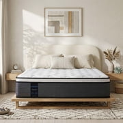 Queen Rose 12-Inch Medium Pillow Top Hybrid Mattress, Queen