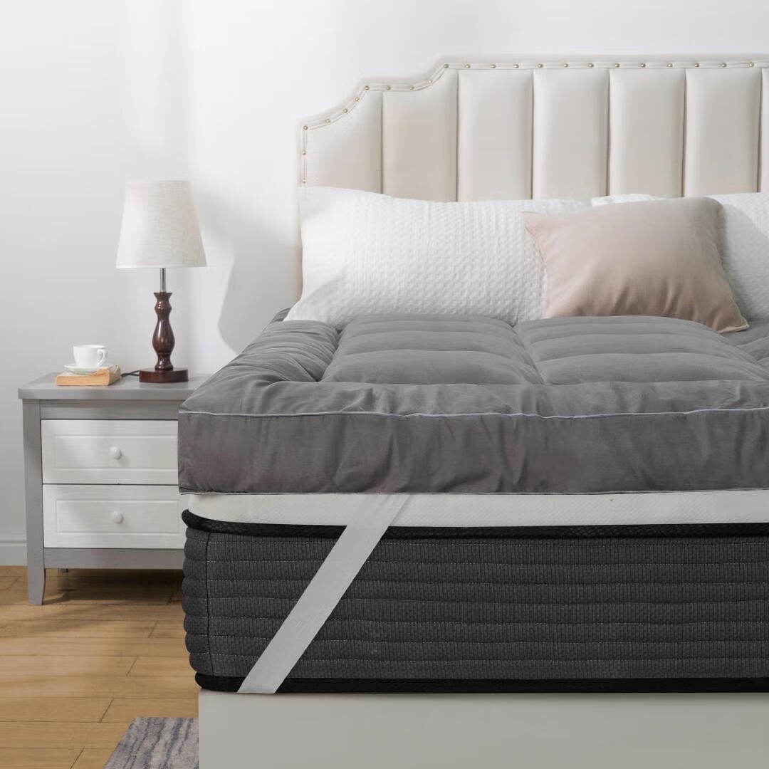 Queen Rose Mattress Topper Queen Cooling Plush Pillow Top Mattress Pad