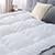 Queen Rose Mattress Topper King Cooling Plush Pillow Top Mattress Pad/Bed Topper, Hotel Quality Down Alternative Pillow Topper with Elastic band
