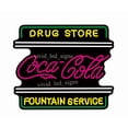 thumbnail image 1 of Queen Sense 10" Coca Colas Drug Store Fountain Service Vivid LED Neon Sign Light Lamp Durable Super Bright 110CCDSFSNLED, 1 of 6