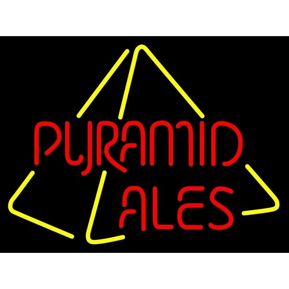 Queen Sense 10" Custom Vivid Pyramid Ales LED Sign Neon Sign Light Lamp Wall Decor Party Gift Home Beer Pub Bar Artwork 110PAL-NLED